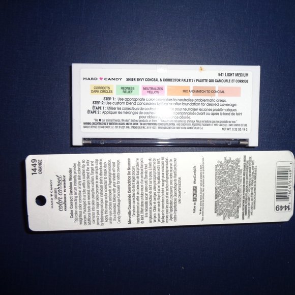 HARD CANDY SHEER ENVY CONCEAL & CORRECT PALETTE COLOR CORRECT CUSHION WONDER - Picture 3 of 3